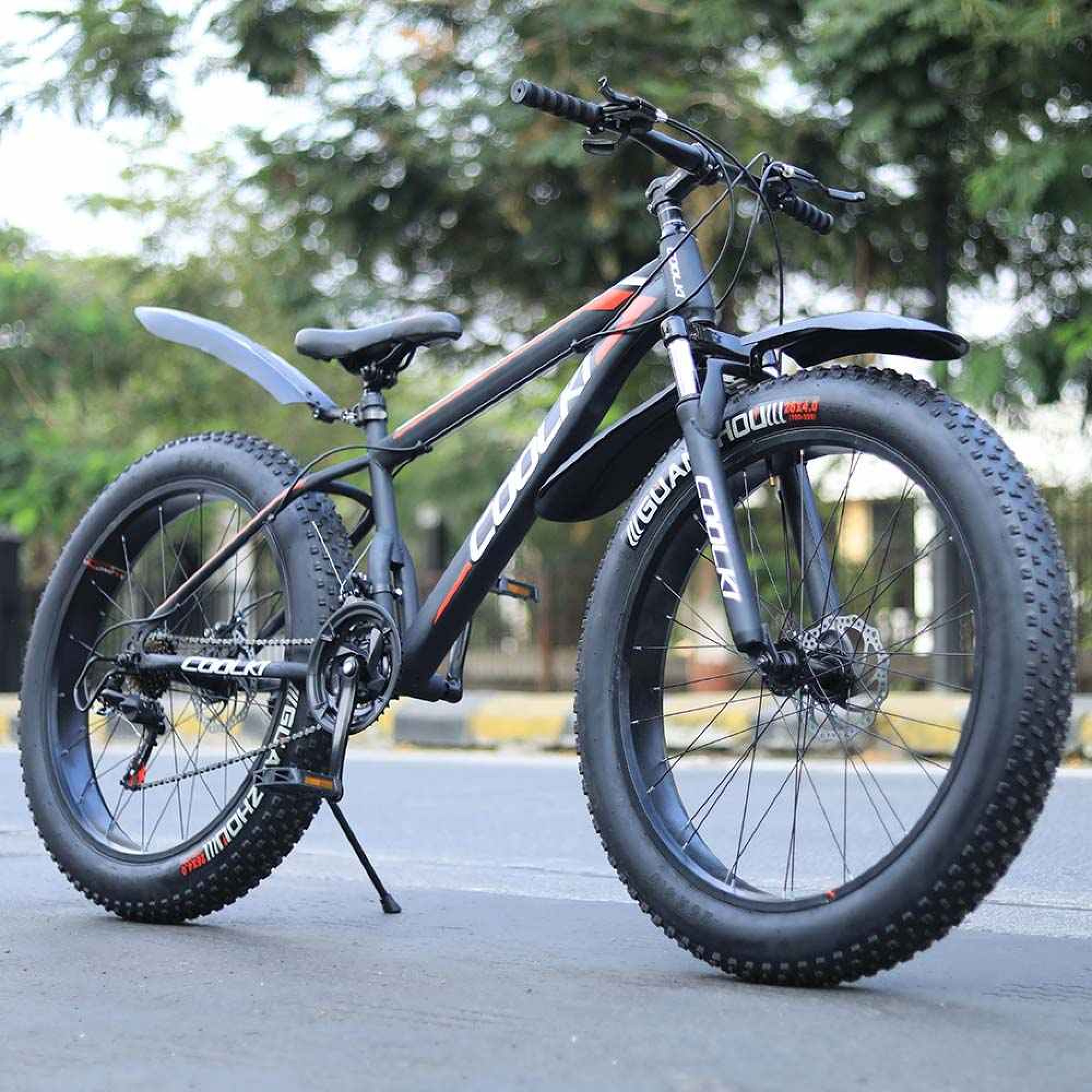 Fat Tyre Cycle SS026 Shimano Gears 21 Speed Dual Disc Brakes For Adults